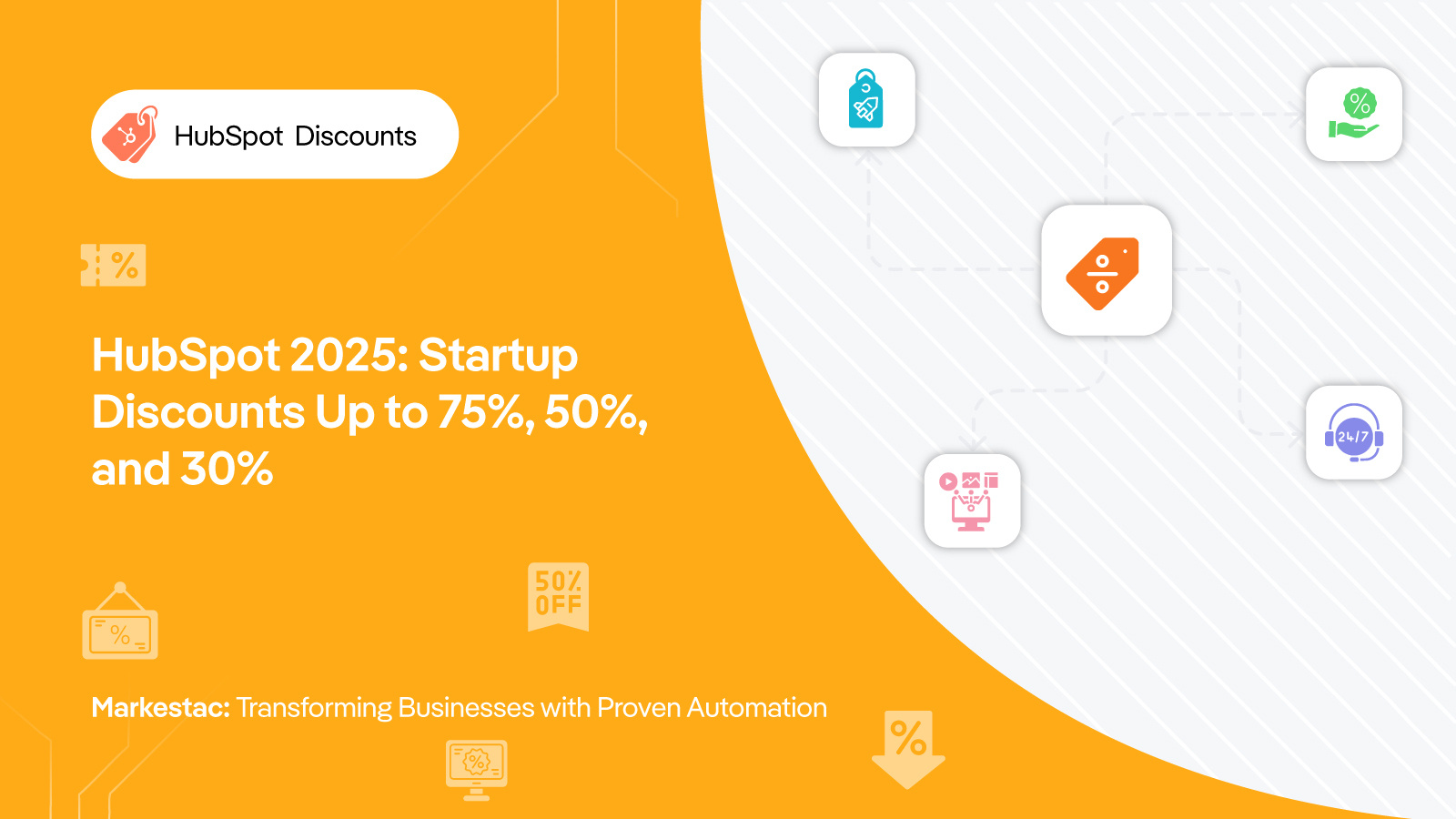 HubSpot 2025: Startup Discounts Up to 75%, 50%, and 30%