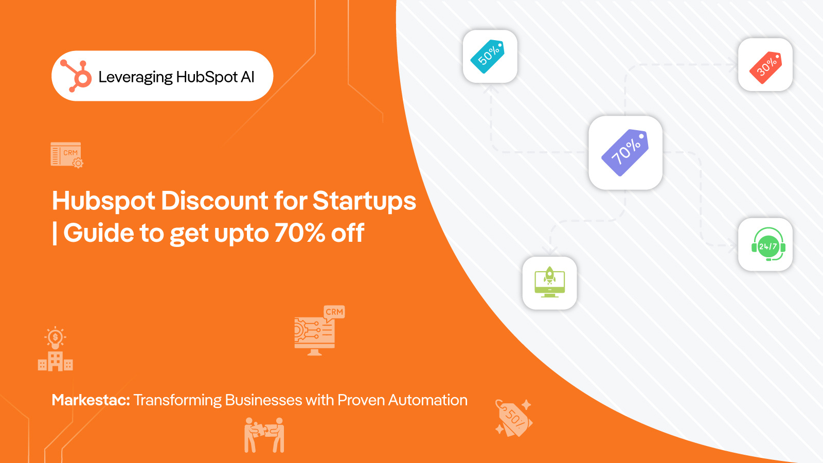 Hubspot Discount for Startups | Guide to get upto 70% off